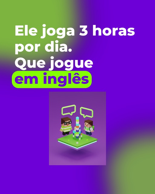 Бразилия — португальский: Do Minecraft ao inglês