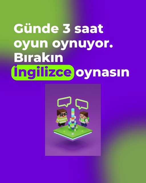 Турция — турецкий: Minecraft'tan İngilizceye