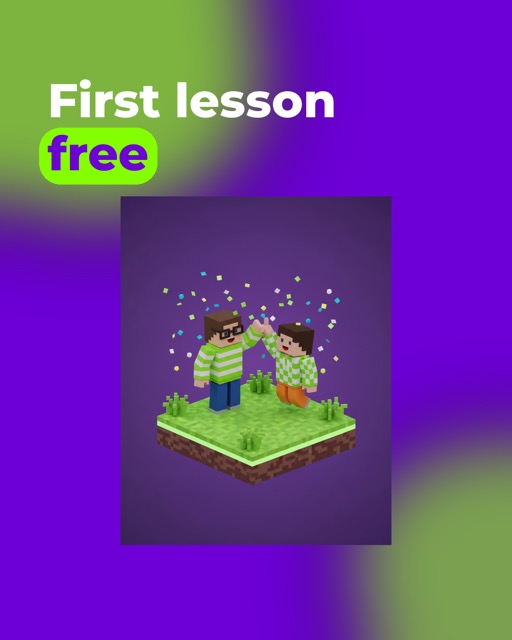 США — продаём испанский, объявление на английском: First lesson free